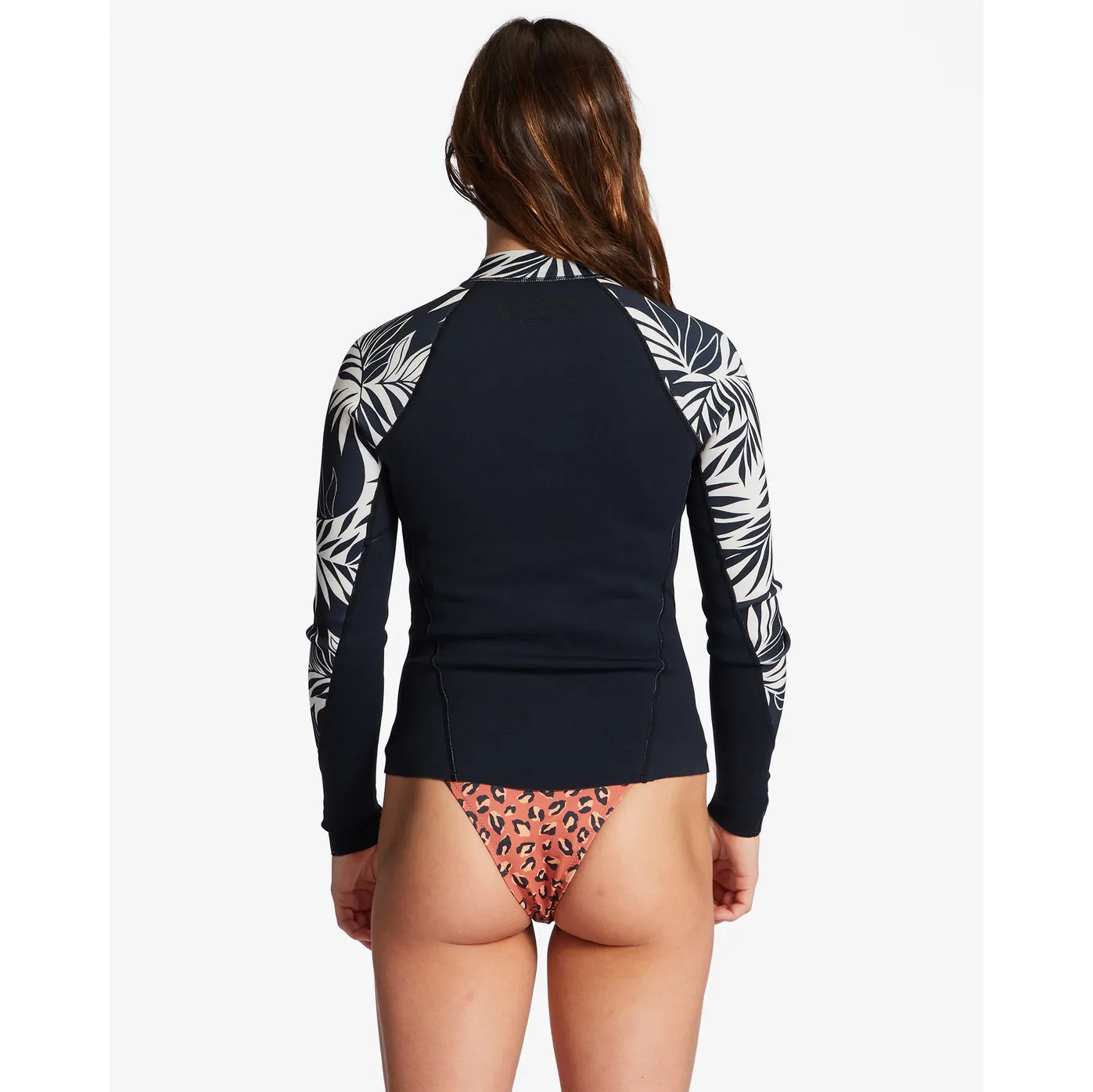 1mm Women's Billabong Peeky Wetsuit - Jacket In Paradise - KVJ7