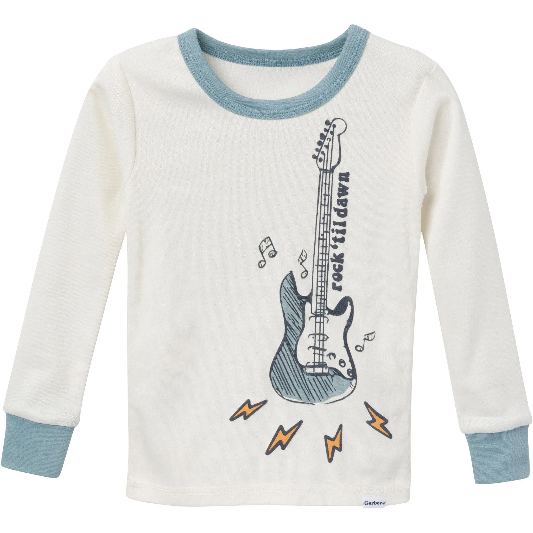 4-Piece Infant & Toddler Boys Guitars Tops and Pants Sets