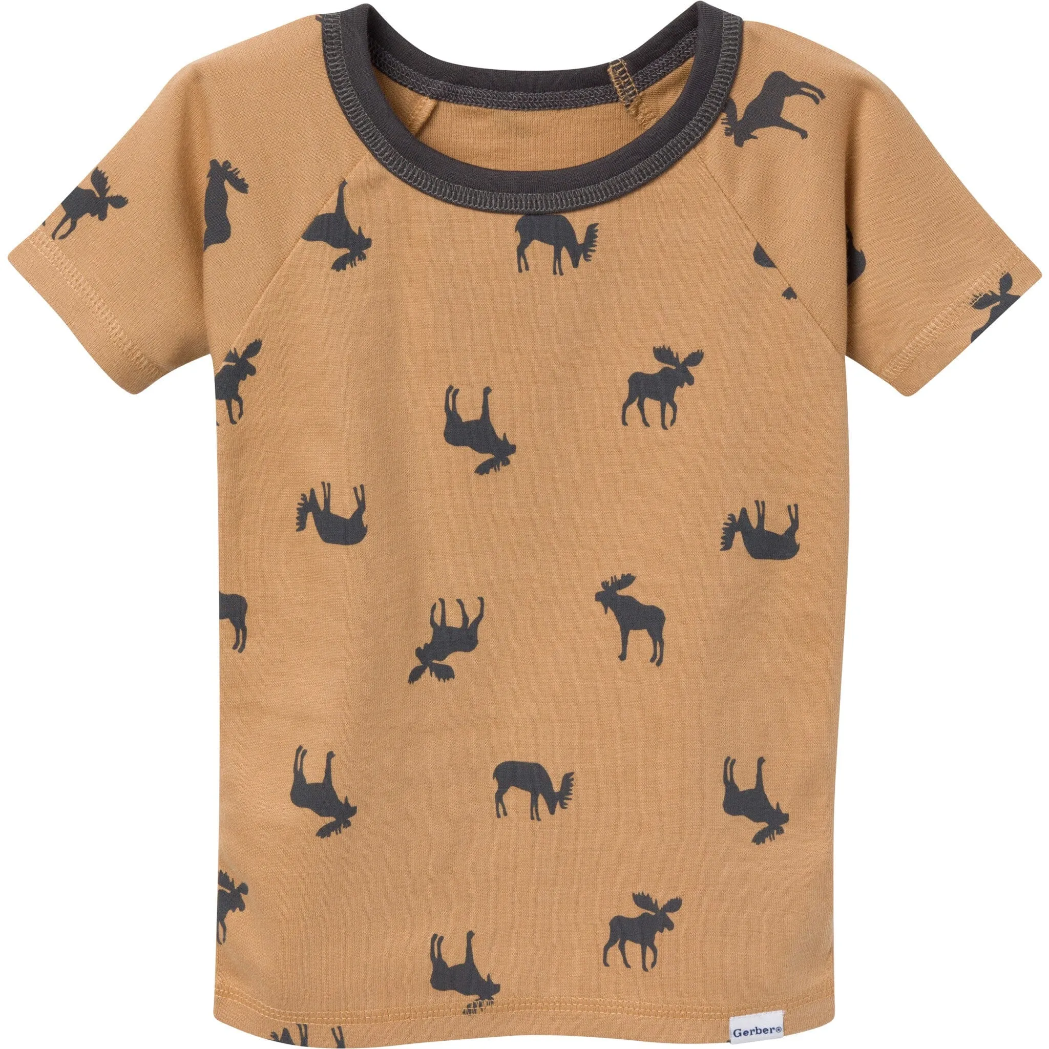 4-Piece Infant & Toddler Boys Moose Tops and Pants Sets