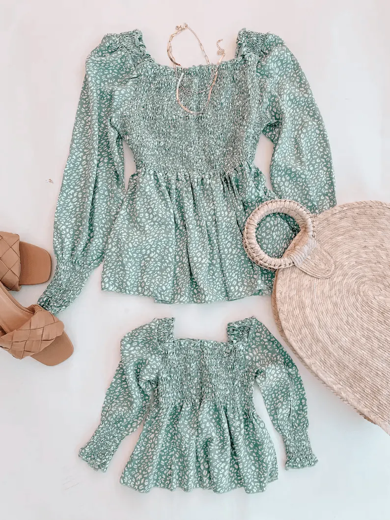 Anything for You Sage Green Matching Tops