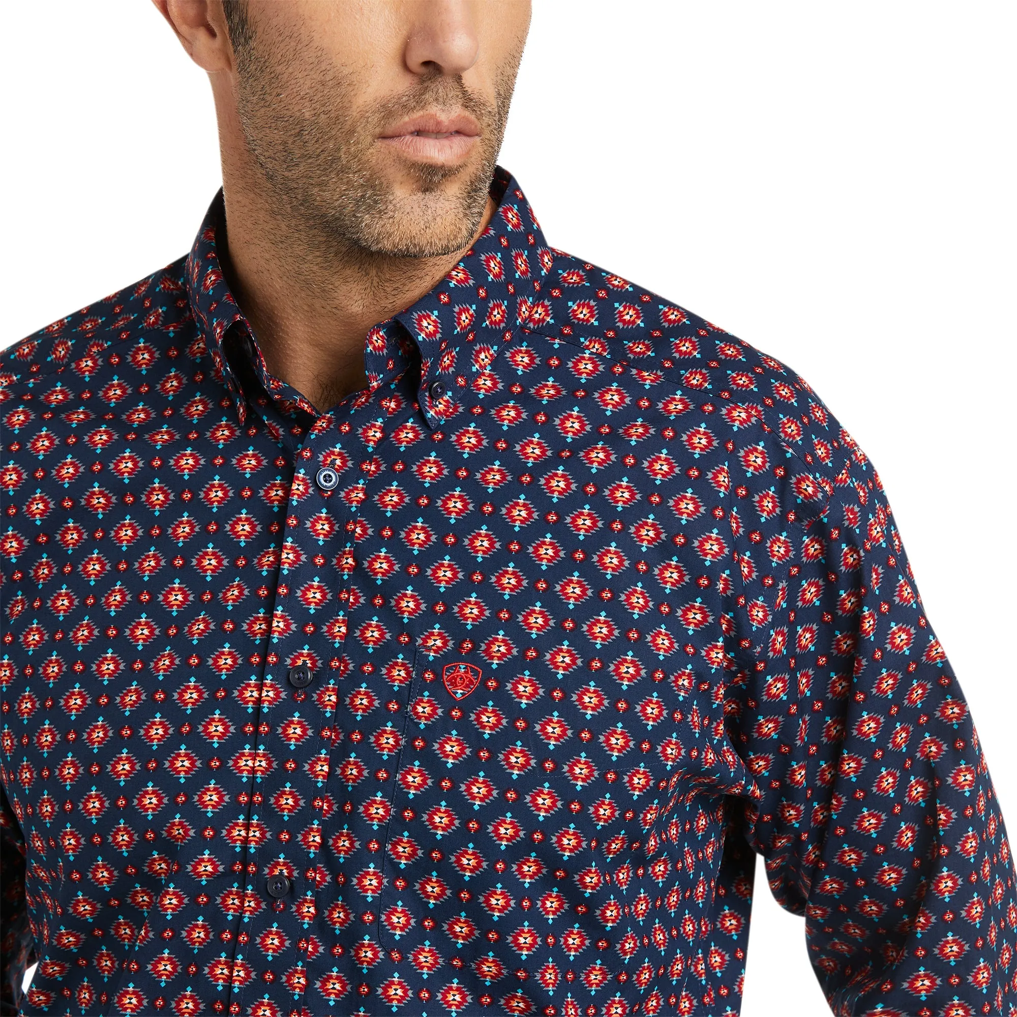 Ariat Mens Piero Classic LS Old Navy Shirt