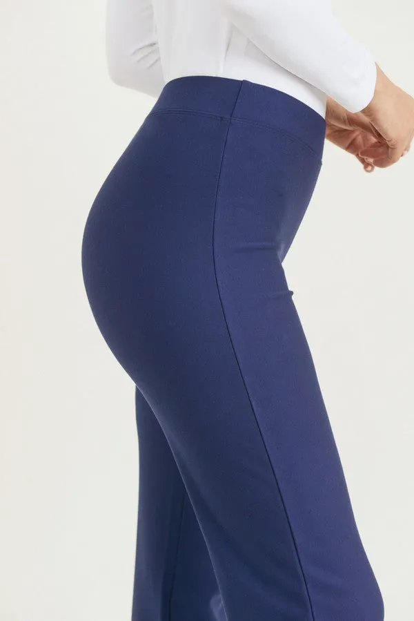 Basic High-Rise Ponte Pants