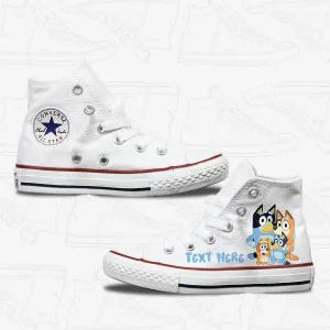 Bluey Custom Kids Converse