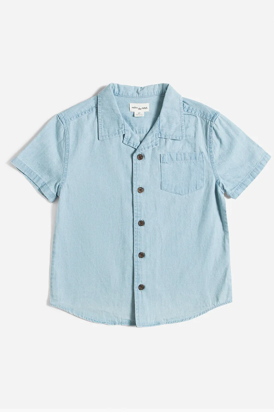 Boys Shirt Miles Chambray Button Down