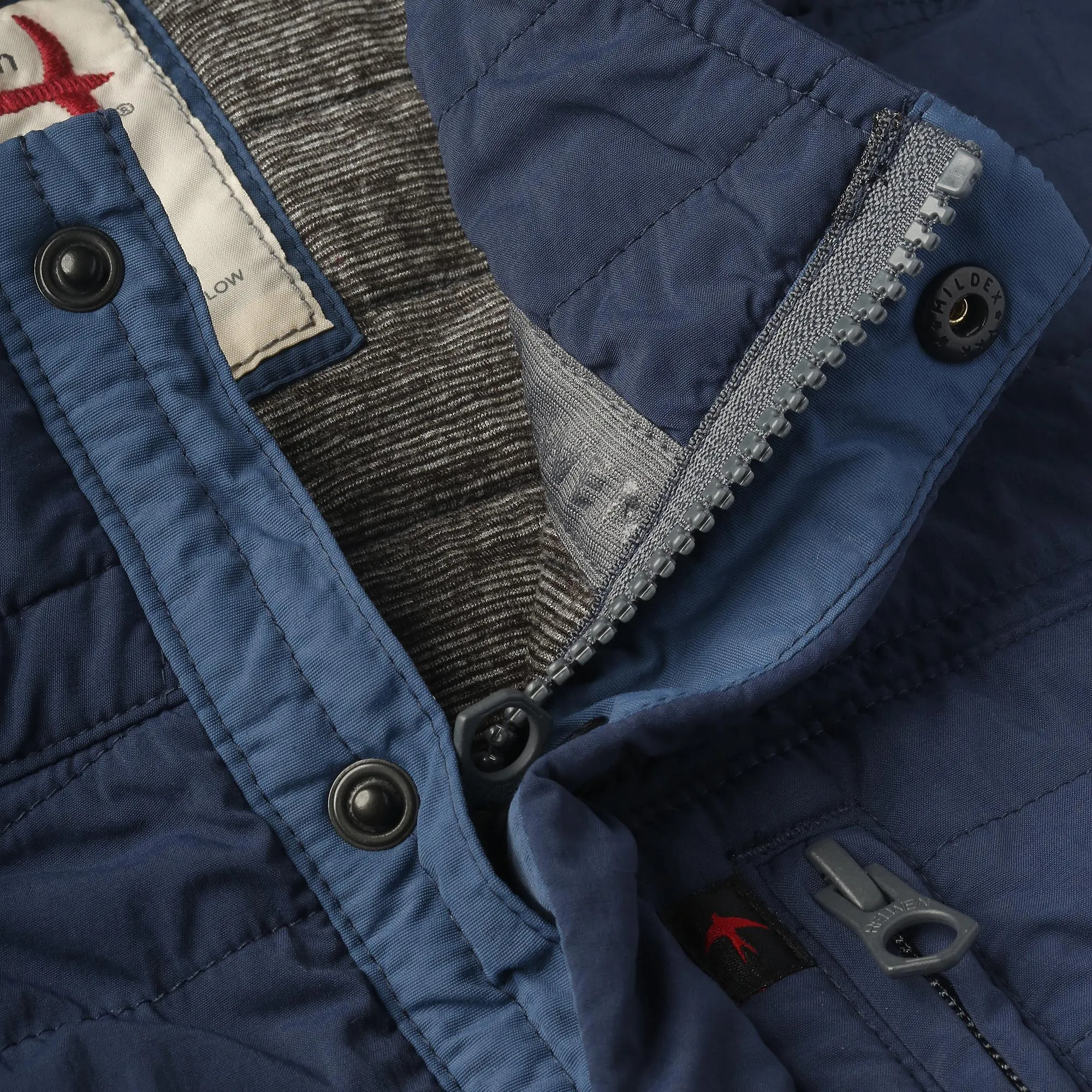 Bright Navy Quilted Windzip Vest by Relwen