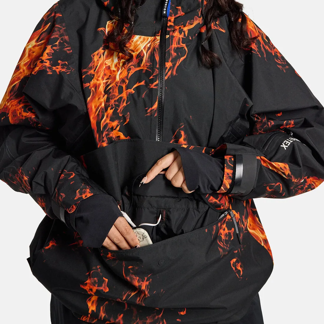 BURTON Analog AG Gore-Tex 2L Flyrail Jacket 2025 - Orange Flame