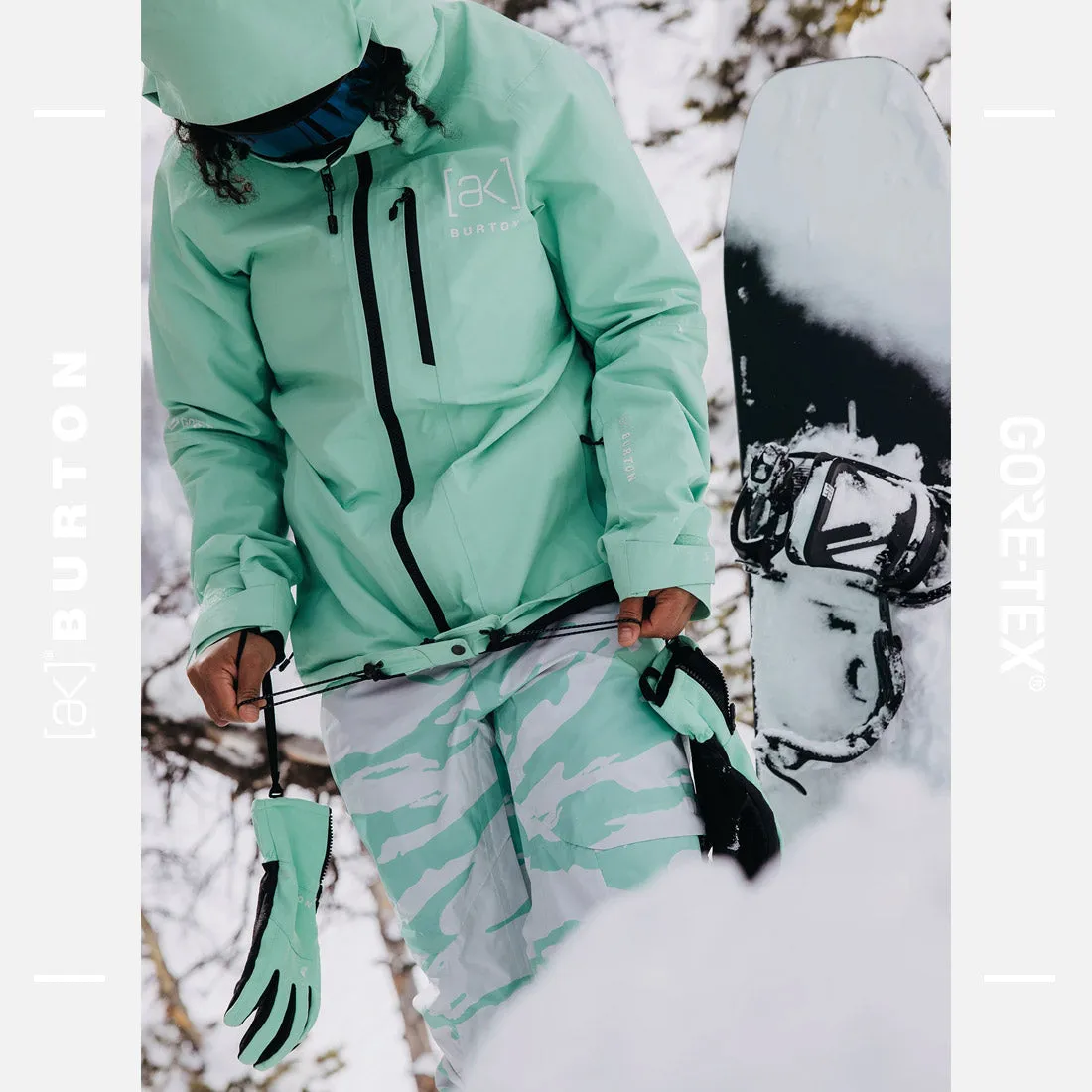 BURTON Women's [ak] Gore-Tex 2L Upshift Jacket 2025 - Powder Mint