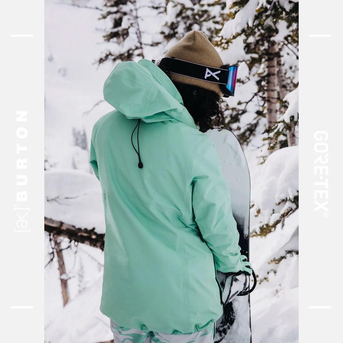 BURTON Women's [ak] Gore-Tex 2L Upshift Jacket 2025 - Powder Mint