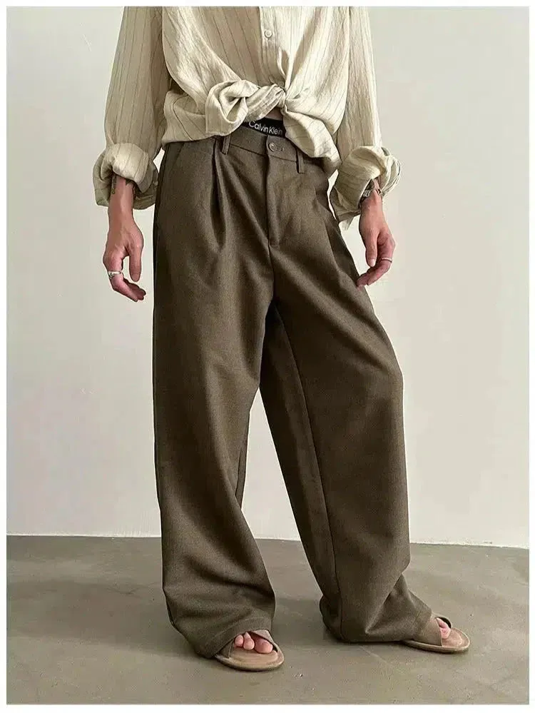 Chicmy- Comfortable Wide-leg Pleated Pants