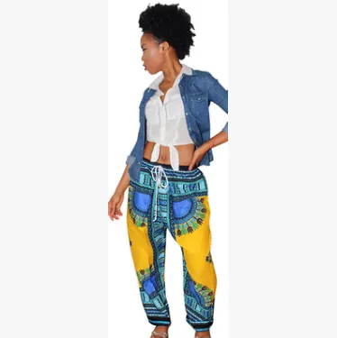 Colorful Wide Leg Casual Pants