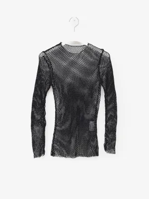 Comme des Garçons 1991 Wool Fishnet Top