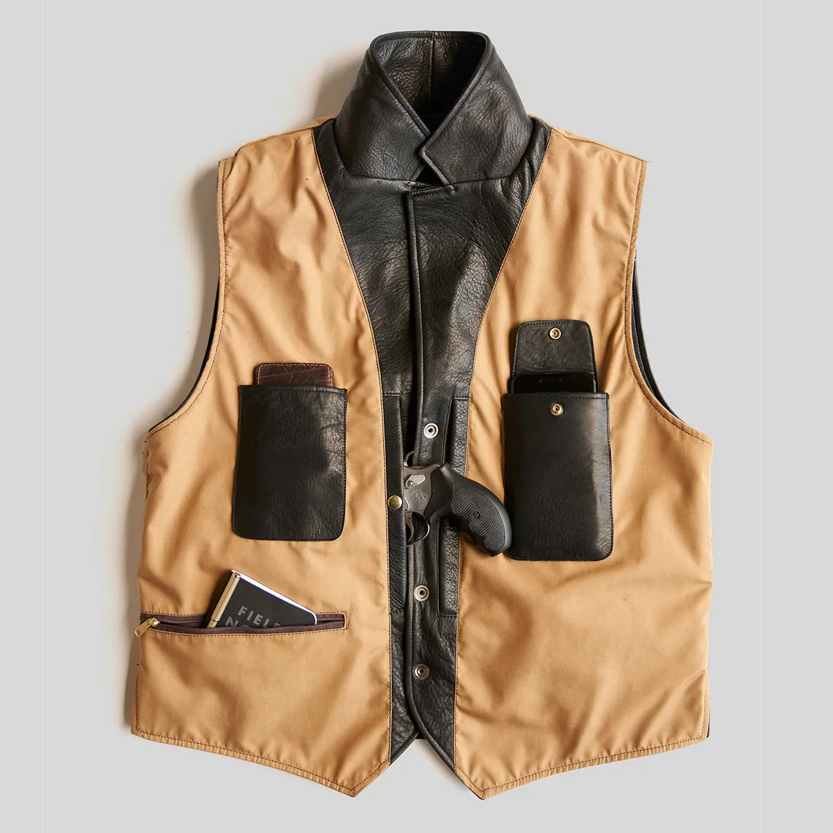 Edinburgh Napa Vest | Black