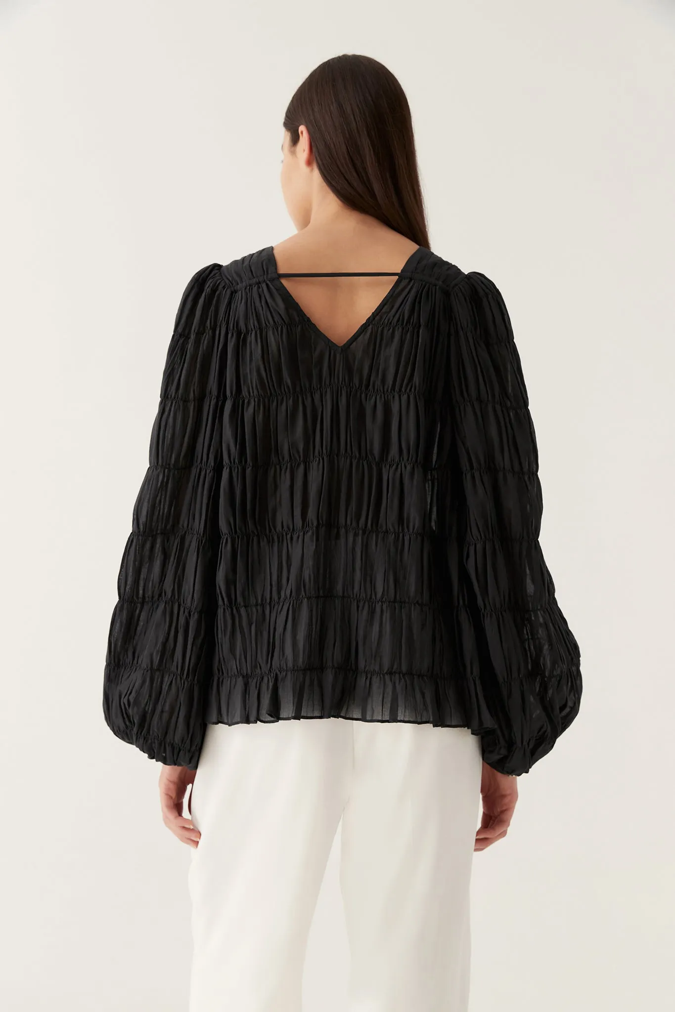 Evelina Ruched Blouse