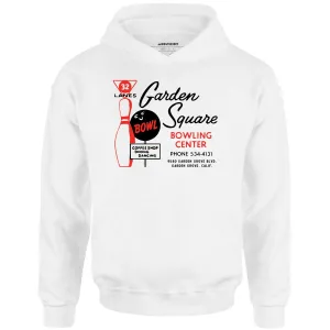 Garden Square Lanes - Garden Grove, CA - Vintage Bowling Alley - Unisex Hoodie