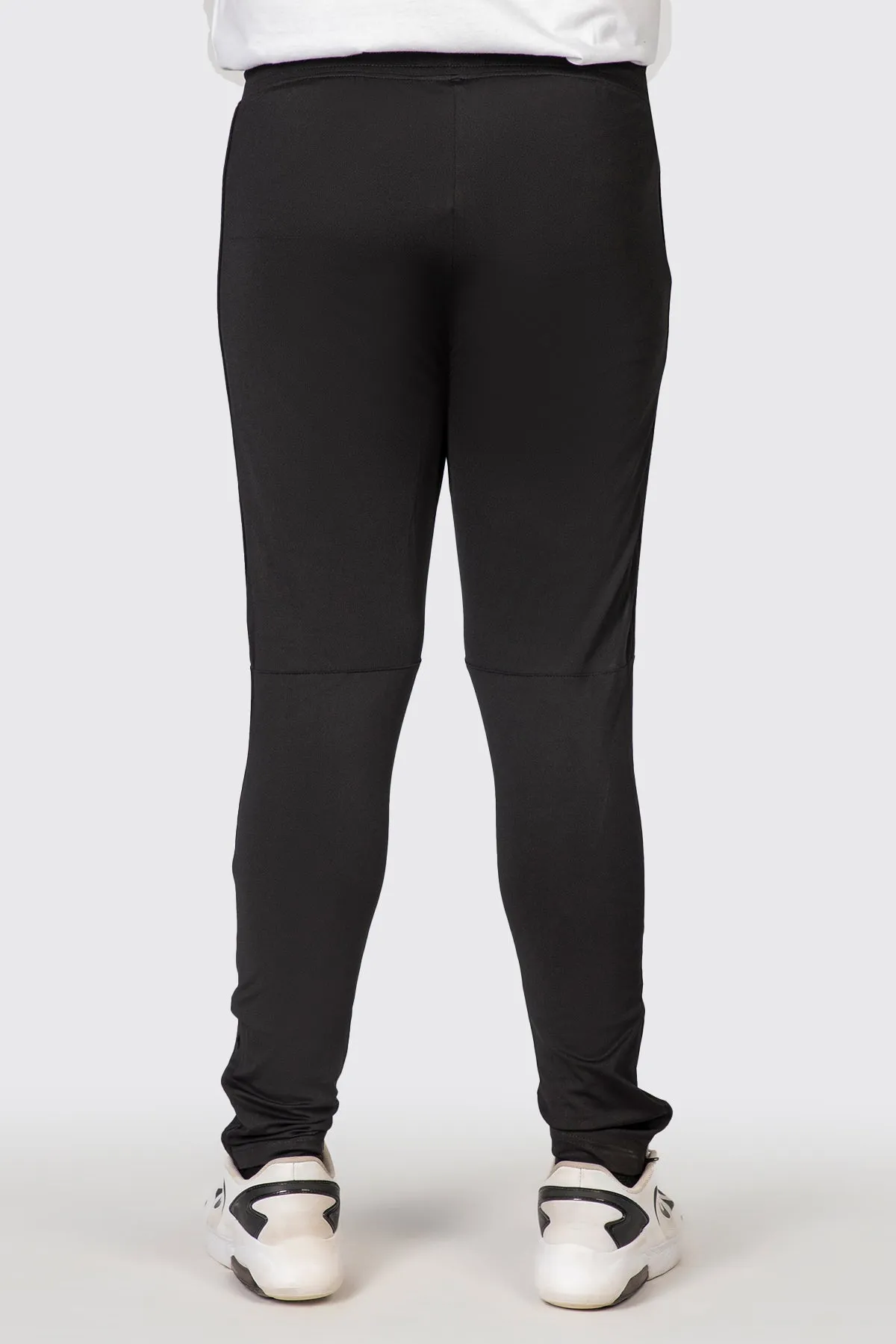 Go-Sporty Black Polyester Trousers (Plus Size) - W23 - MTR099P