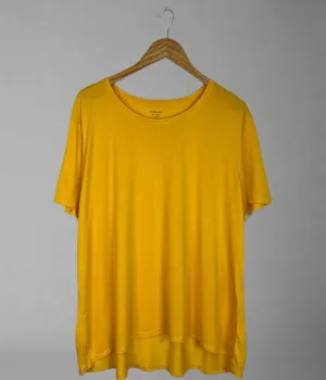 Golden Yellow Relaxed Short Sleeve Tee