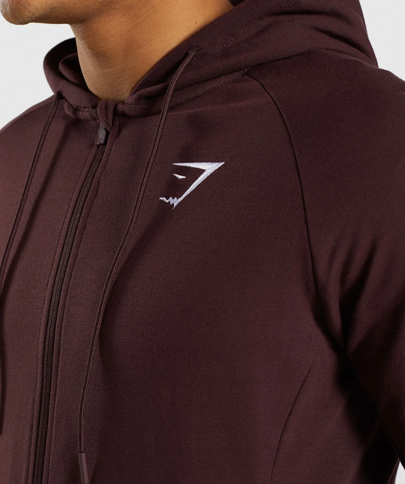 Gymshark Critical Zip Hoodie - Red