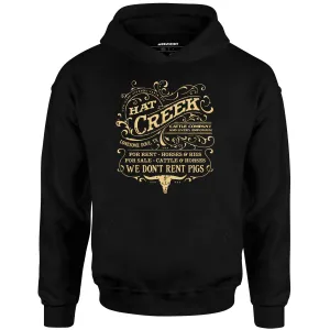 Hat Creek Cattle Company - Lonesome Dove, TX - Unisex Hoodie