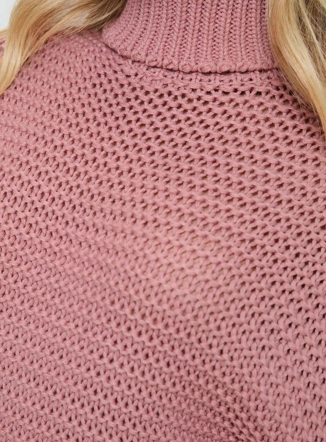 Hayworth Turtle Neck Sweater Pink