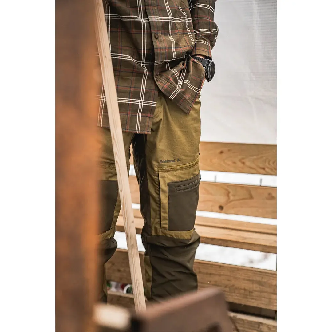 Hemlock Trousers - Military Olive/Pine Green by Seeland