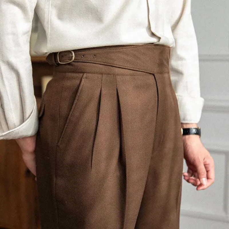 High-Waisted Cavalry Trousers