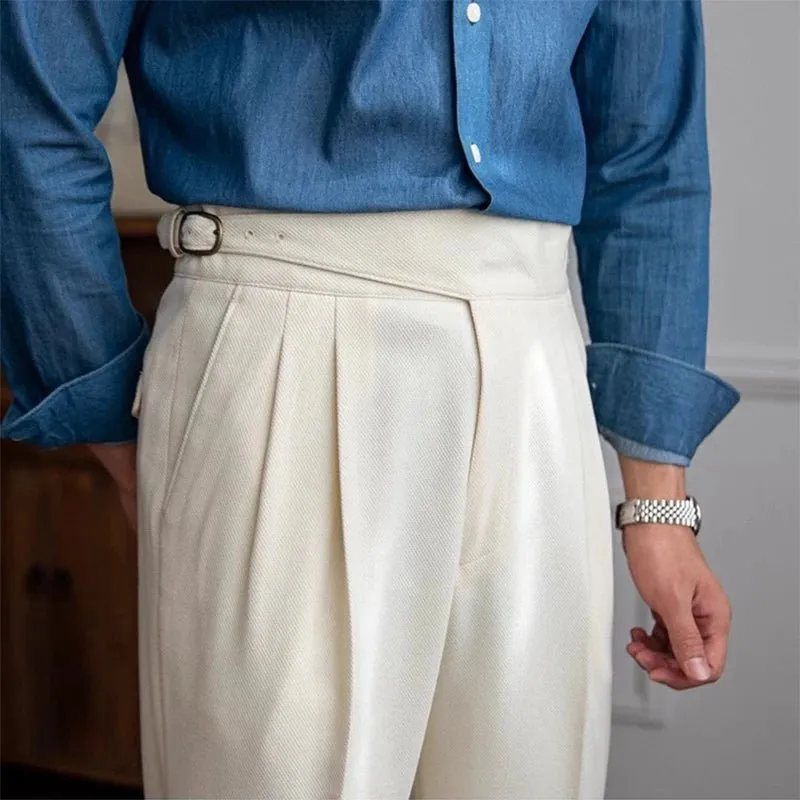 High-Waisted Cavalry Trousers