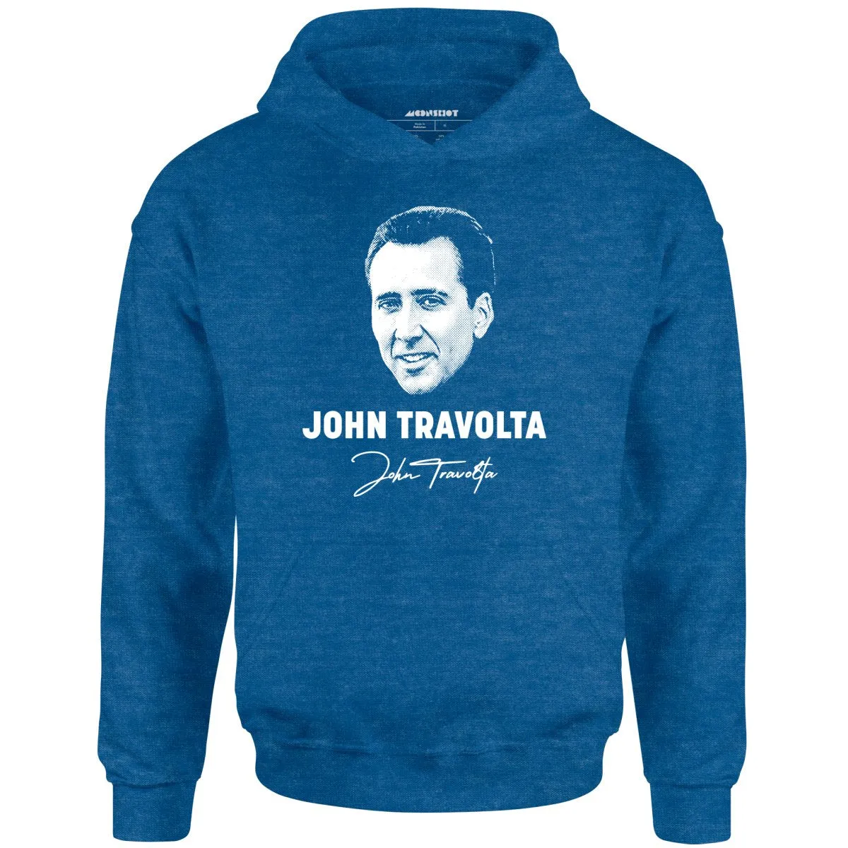 John Travolta - Nicolas Cage Face Off Mashup - Unisex Hoodie