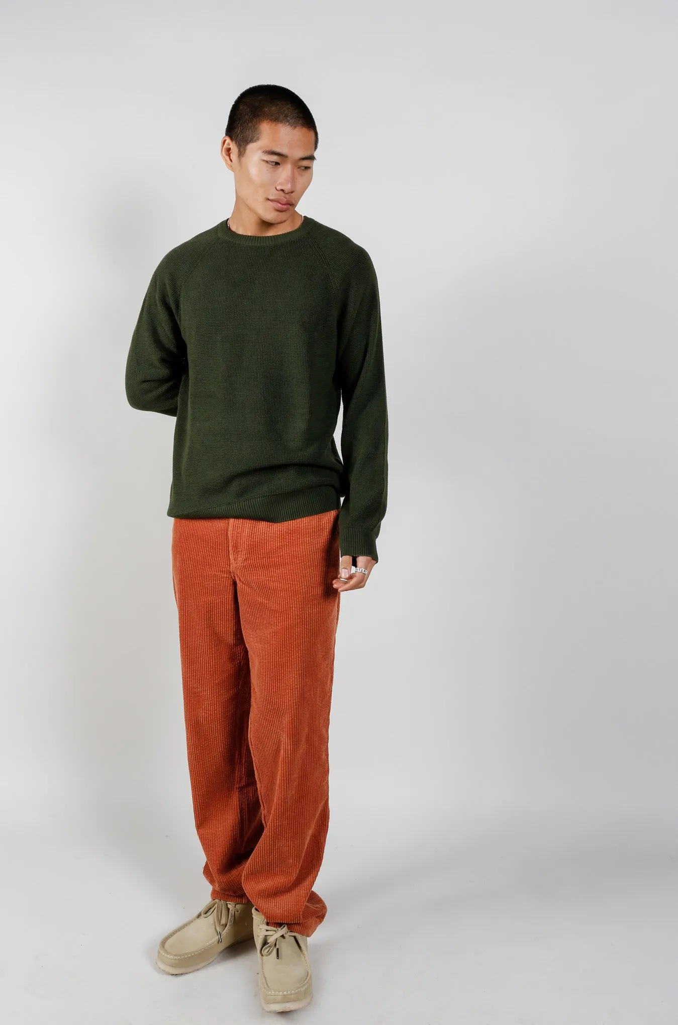 Kalden Organic Cotton Corduroy Trouser Ginger