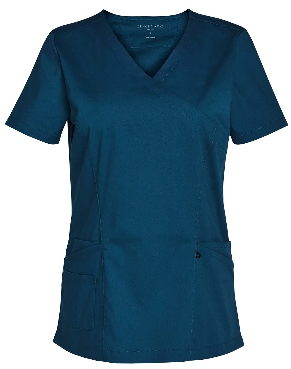 Ladies Solid Colour Short Sleeve Scrub Top - M7640