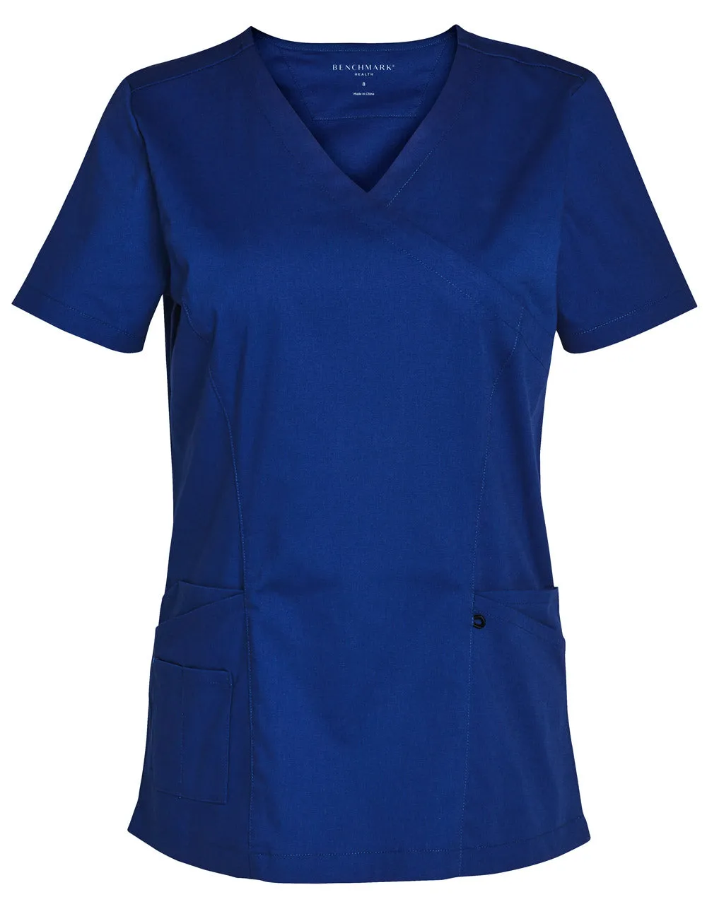 Ladies Solid Colour Short Sleeve Scrub Top - M7640