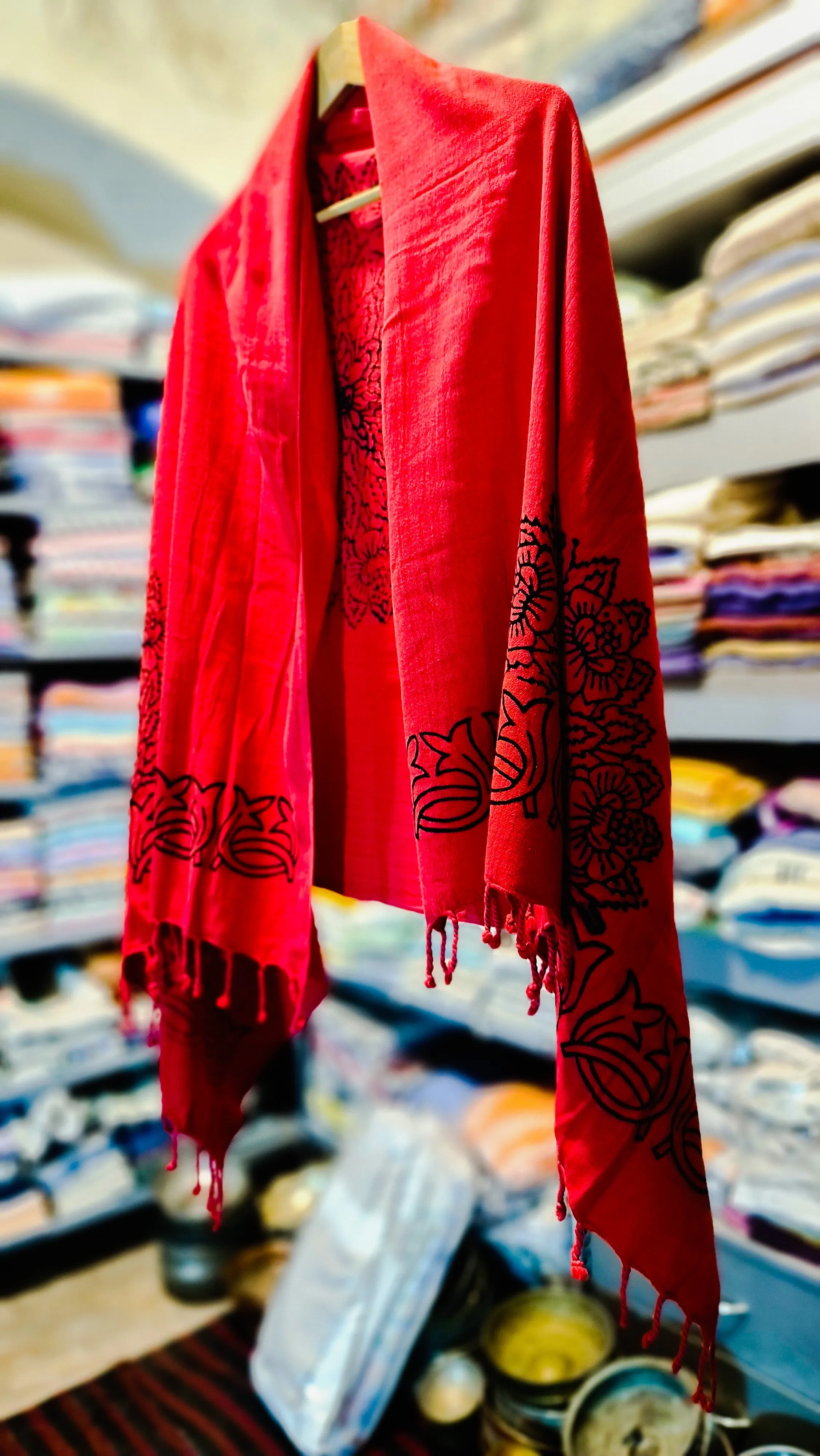 Linen Turkish Towel Red