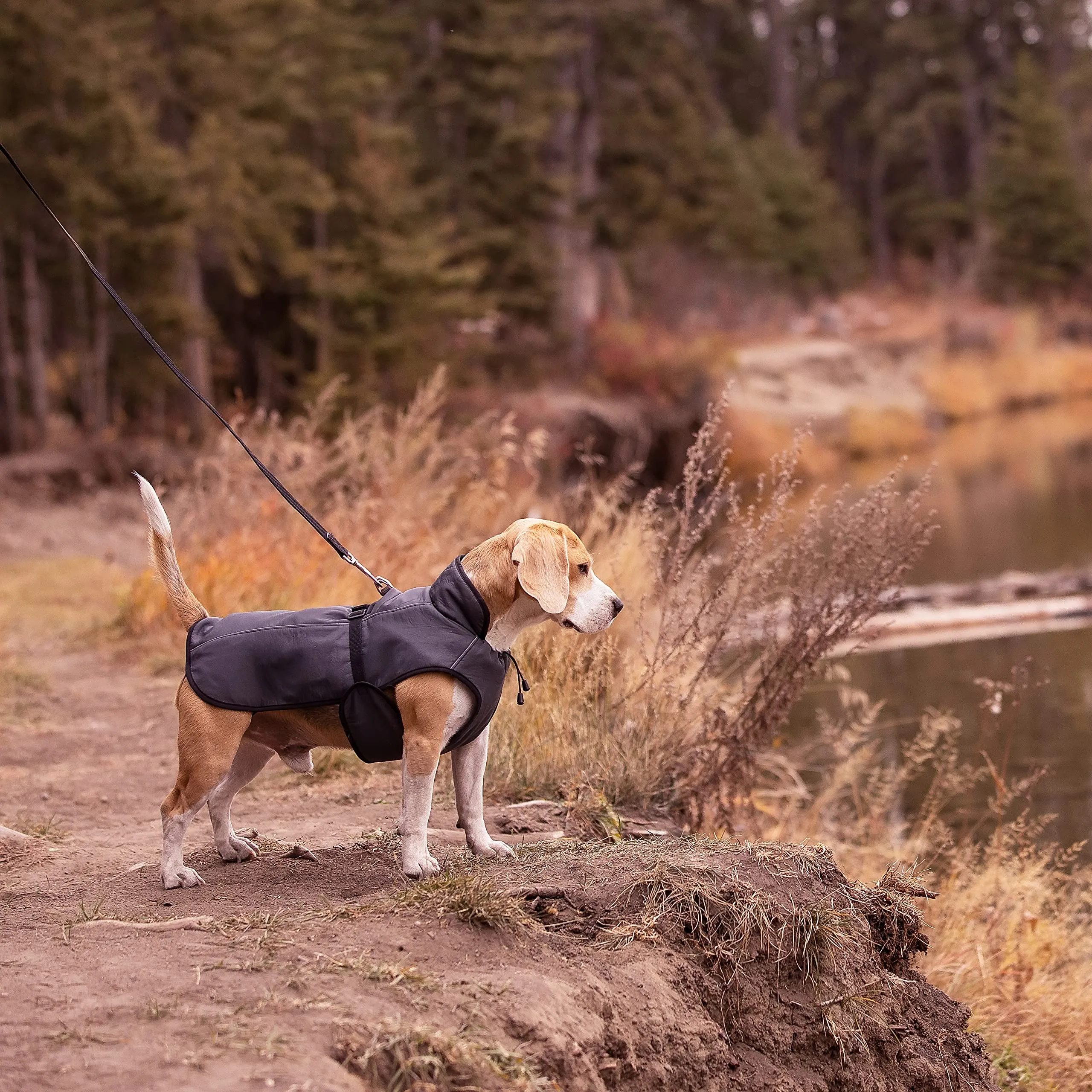 Lucolove Dog Winter Coat Waterproof Insulated Vest Lightweight & Easy on or Off