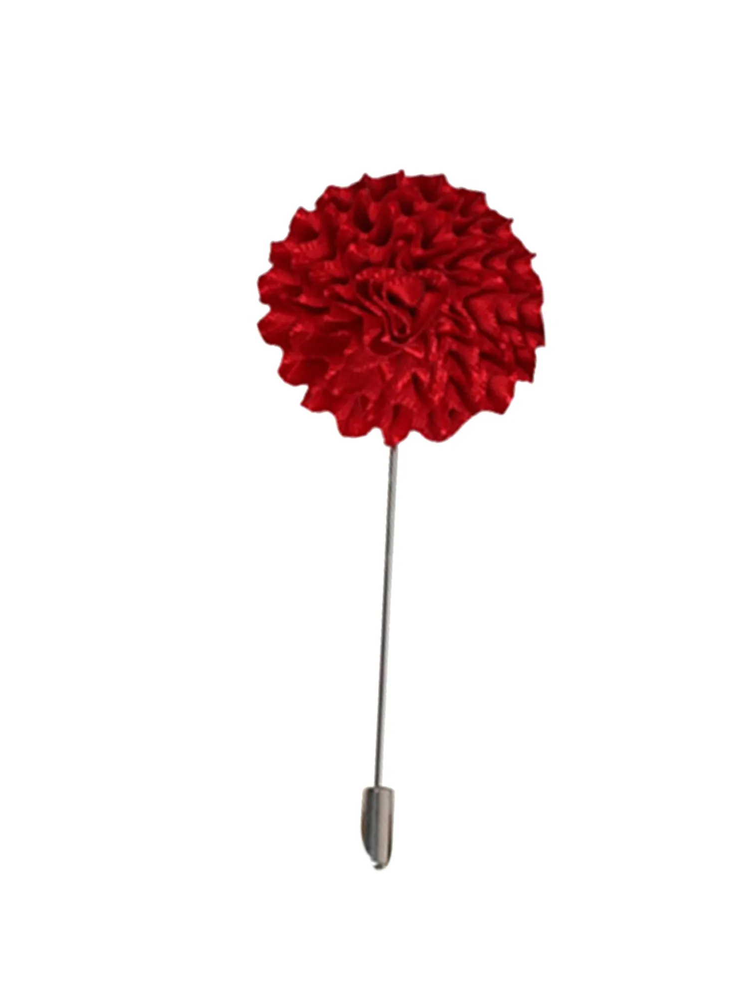 Men's Marigold Flower Lapel Pin Boutonniere For Suit