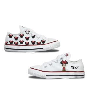 Minnie Mouse Kids Custom Converse