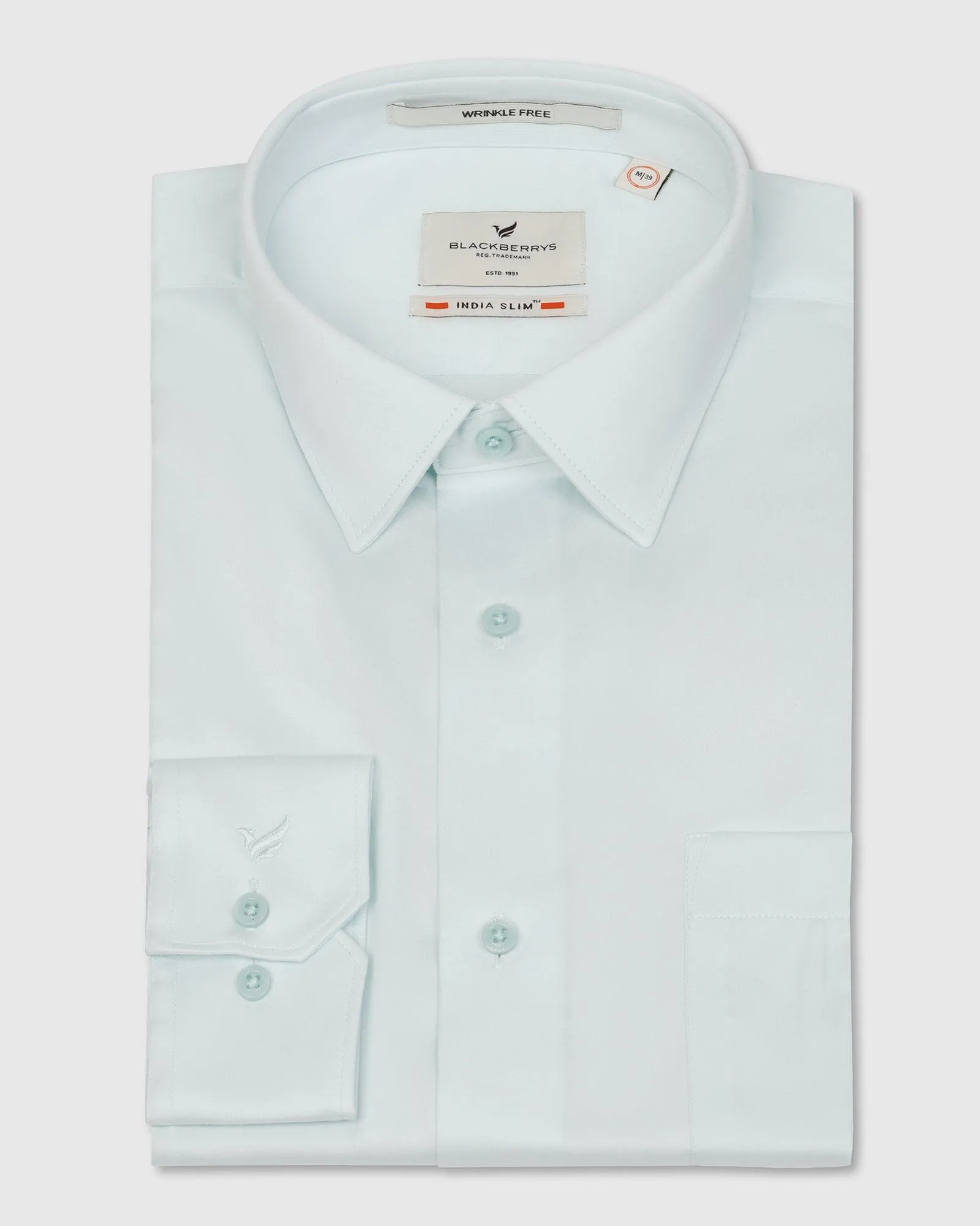 Must Haves Formal Aqua Solid Shirt - Sailor