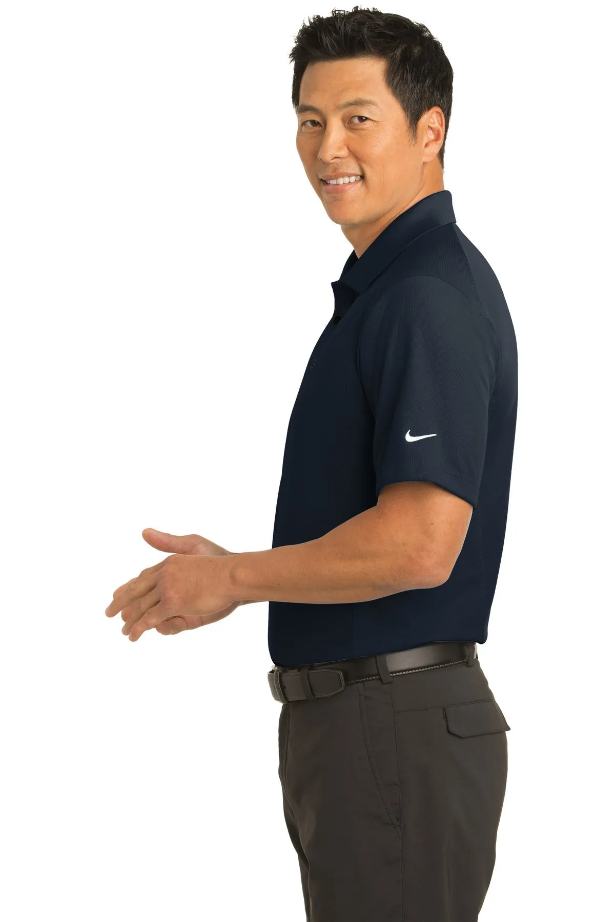 Nike Dri-FIT Classic Custom Polos, Midnight Navy