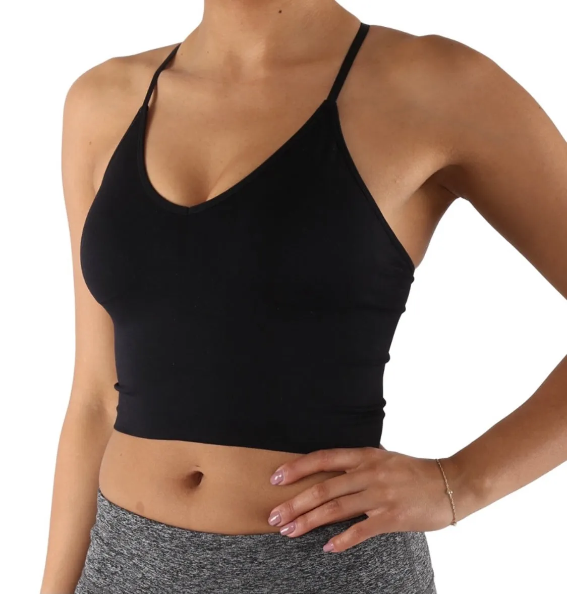 Padded Crop Top Bra