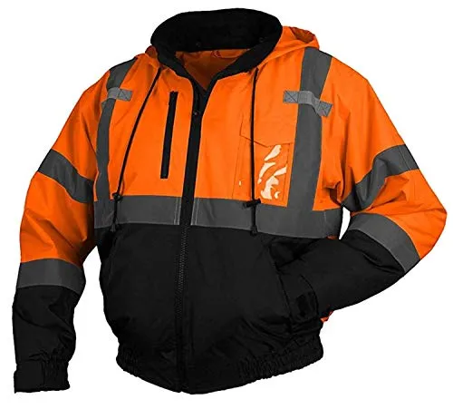 Pyramex RJ3210 Series Lumen X Class 3 Fleece Bomber Safety Jacket