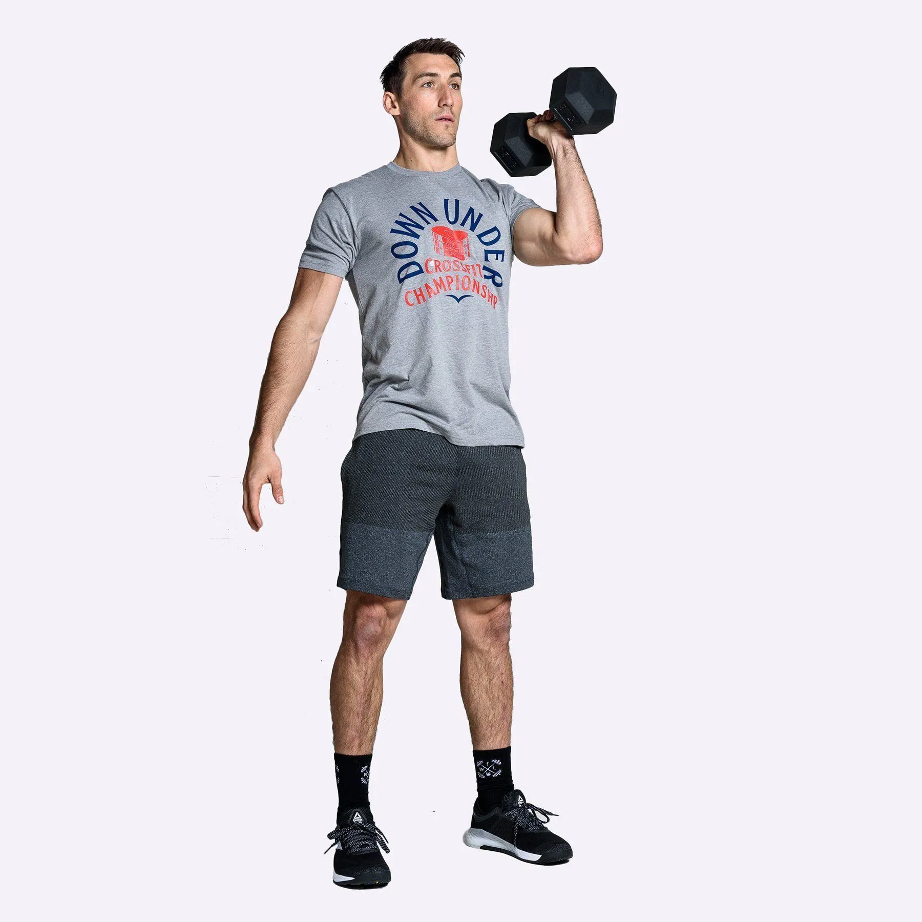 Reebok - Down Under CrossFit Championship T-Shirt - Mens - Grey