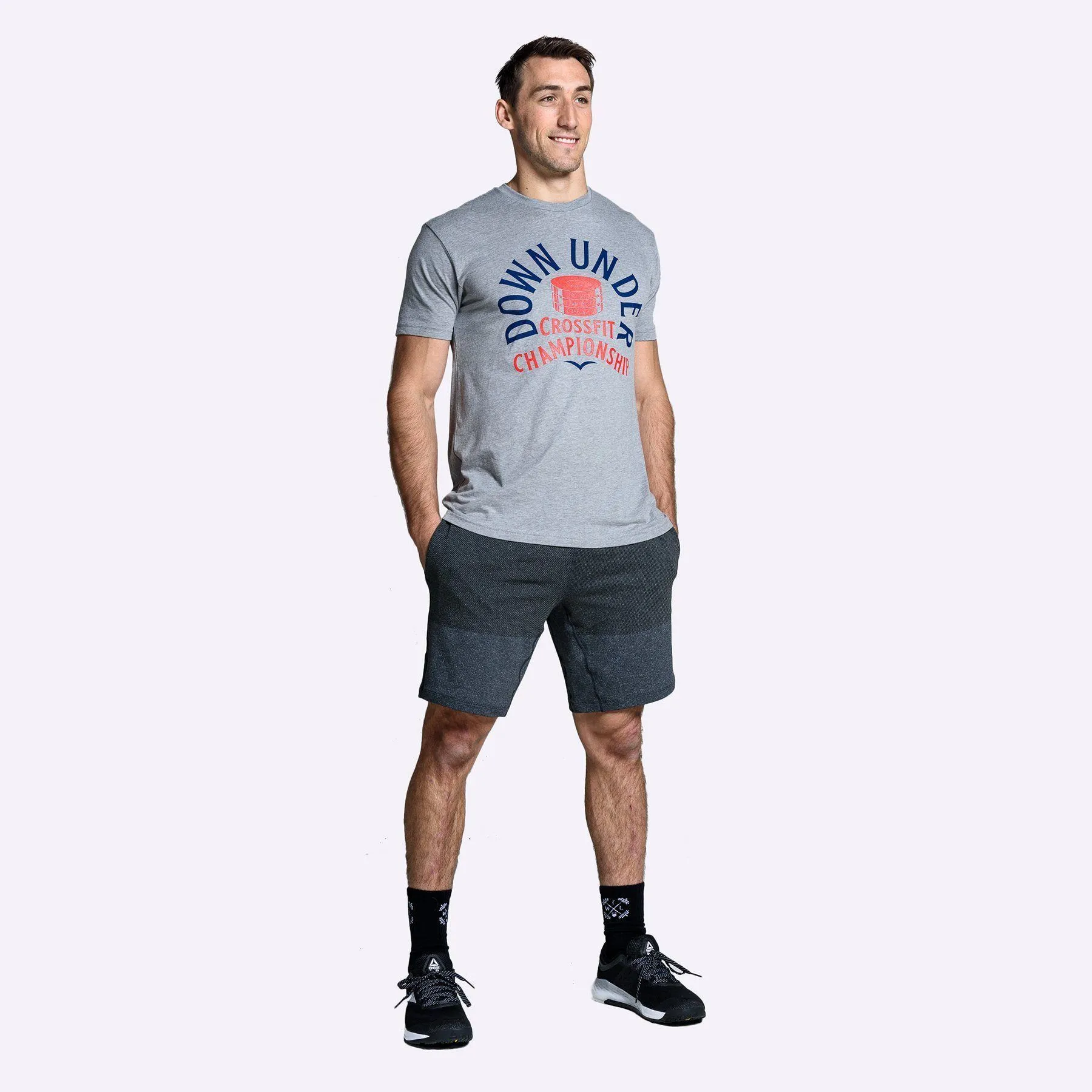 Reebok - Down Under CrossFit Championship T-Shirt - Mens - Grey