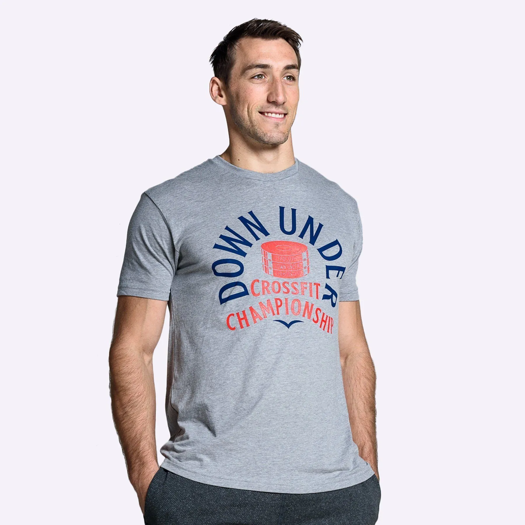 Reebok - Down Under CrossFit Championship T-Shirt - Mens - Grey