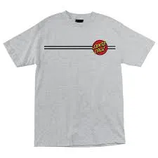 Santa Cruz Classic Dot Tee Grey