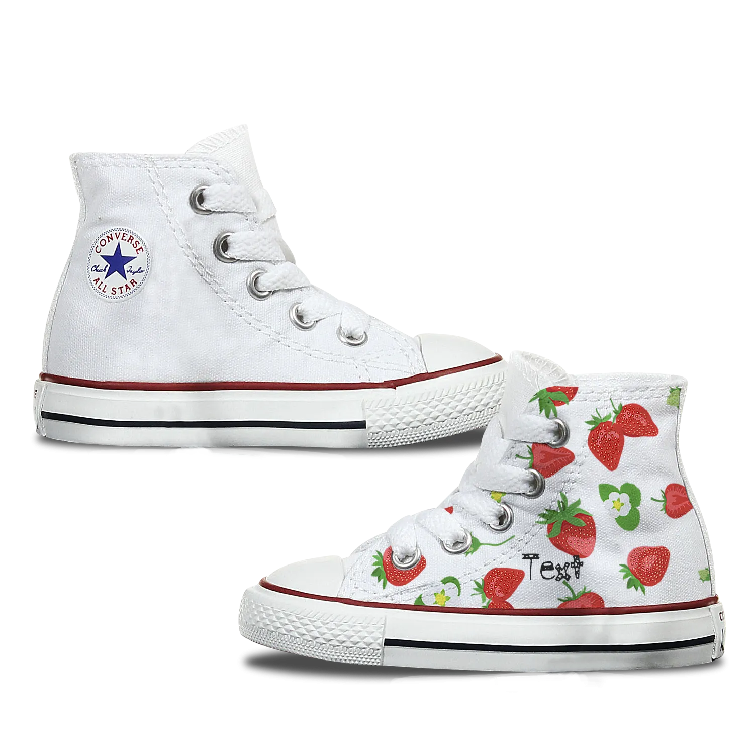 Strawberry Kids Custom Converse