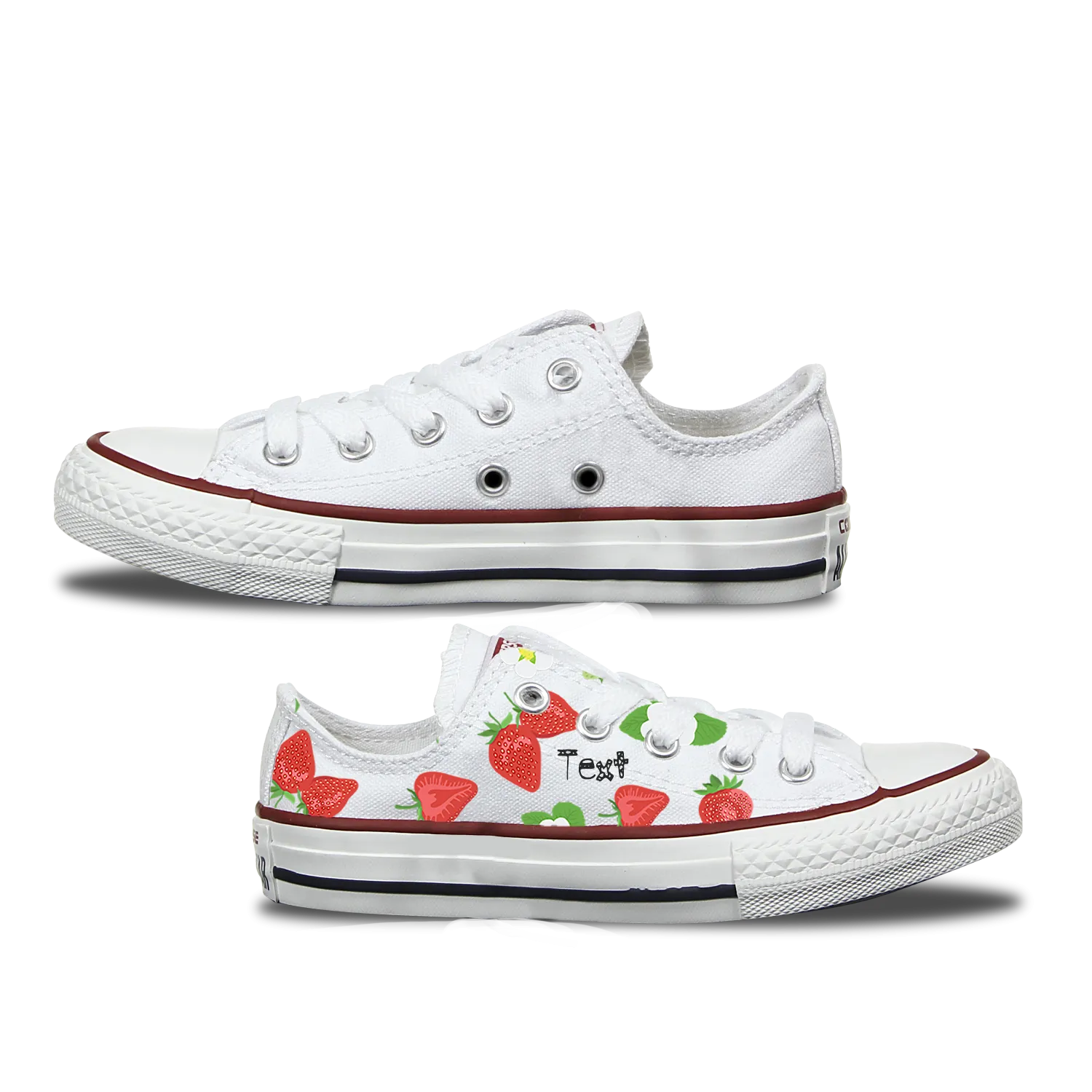 Strawberry Kids Custom Converse