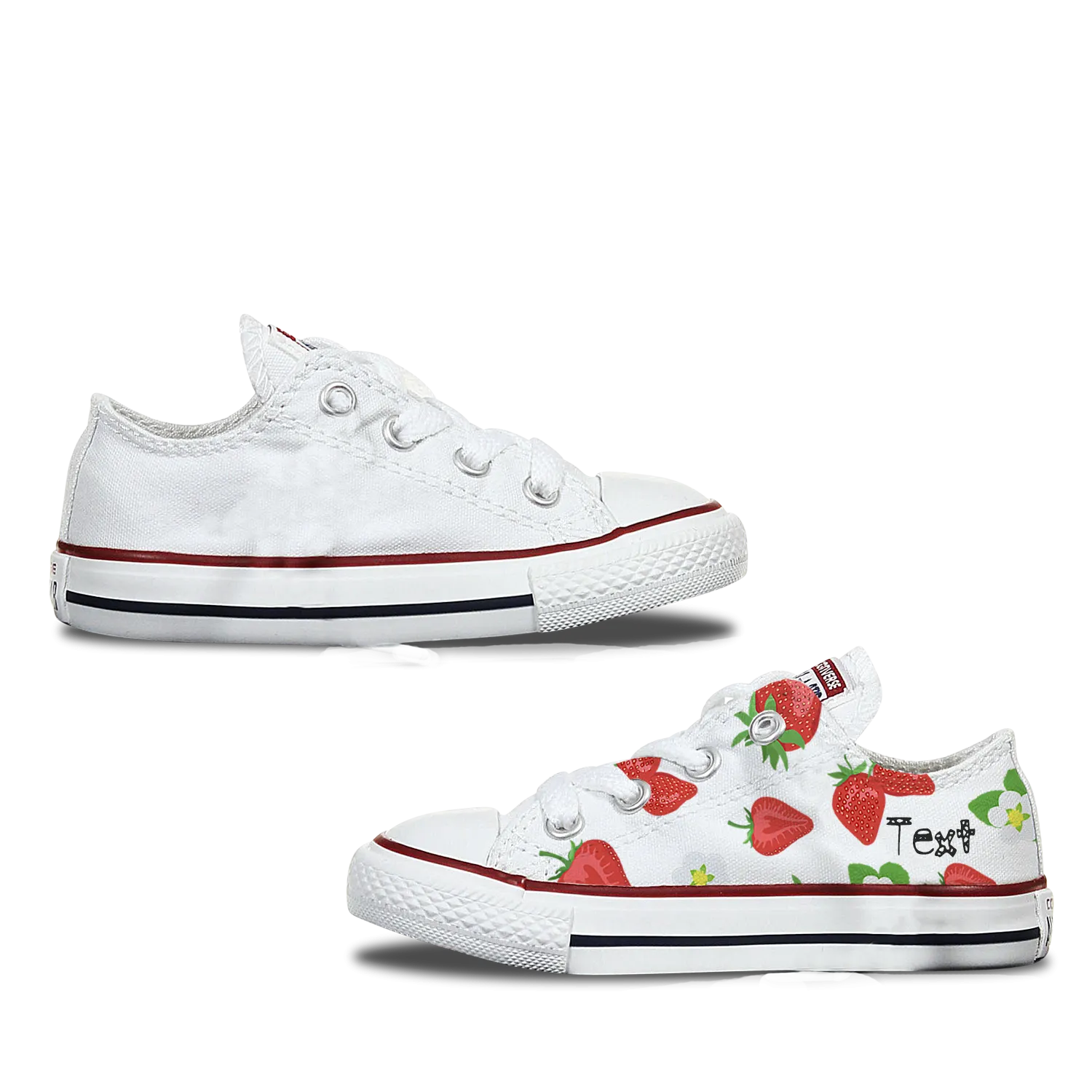 Strawberry Kids Custom Converse