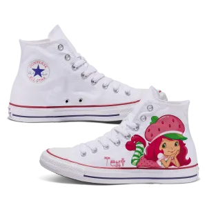 Strawberry Shortcake Adult Custom Converse