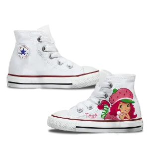 Strawberry Shortcake Kids Custom Converse