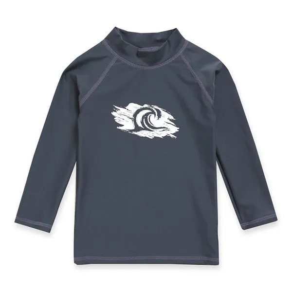 Surfer Deep Grey Rash Guard Top