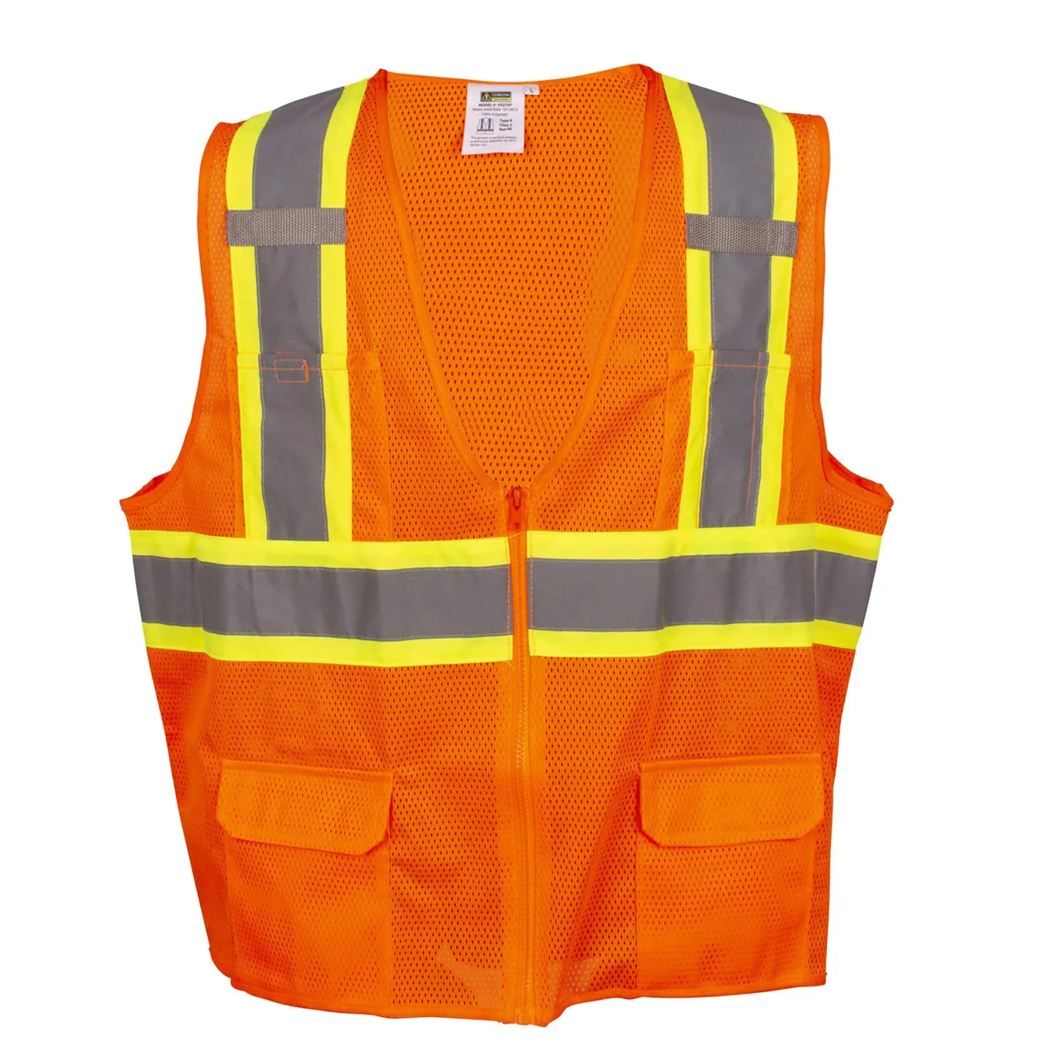 Type R, Class 2, High-Visibility, Surveyors Safety Vest, Mesh