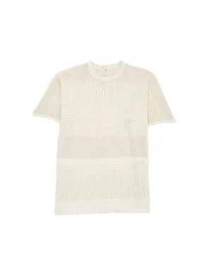 Undyed Relaxed Fit Knitted T-Shirt